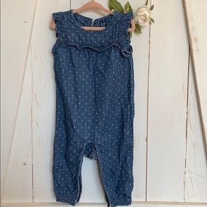 Baby Gap girls denim one piece